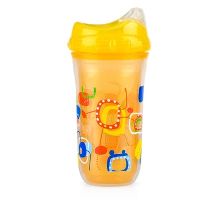 Wow Cup for Kids Original 360 Sippy Cup, Pink with Blue Lid, 9 oz