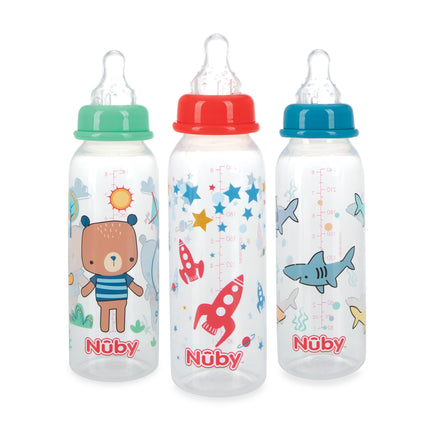 Non-Scratch Silicone Bristle Bottle – Nuby