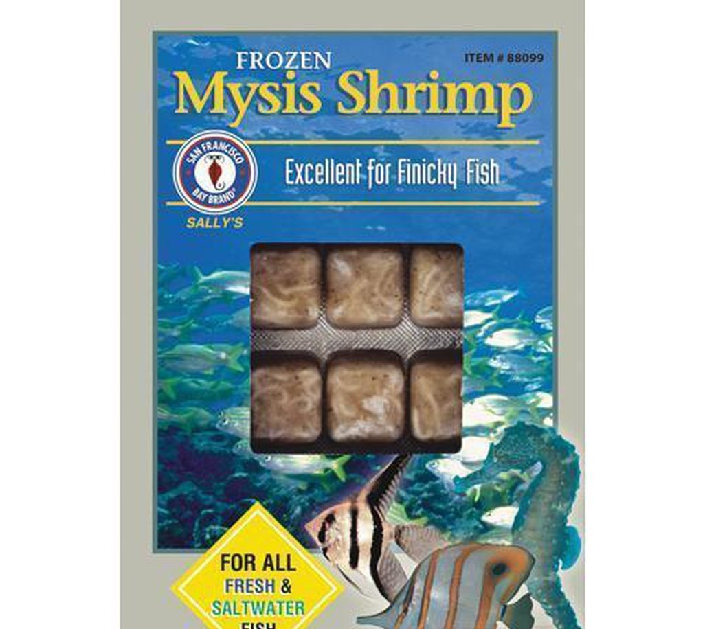 X5 Packs - 8 Oz Frozen Mysis Shrimp - Fish Food - Excellent For