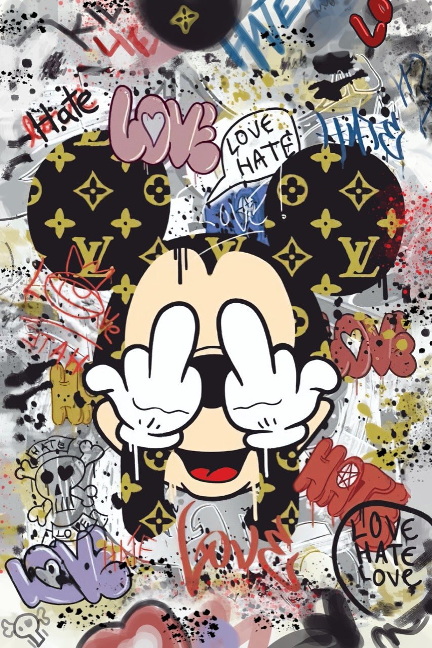 Minnie Mouse x Louis Vuitton Drawing by Yuvraj Singh  Saatchi Art