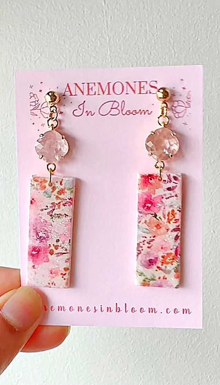 Blossom Rectangular Dangles