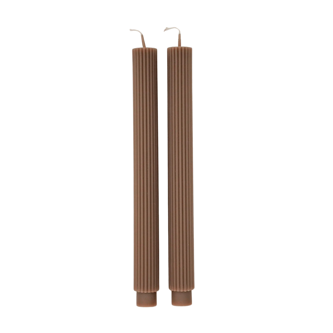 Roman Taper Candle - Taupe