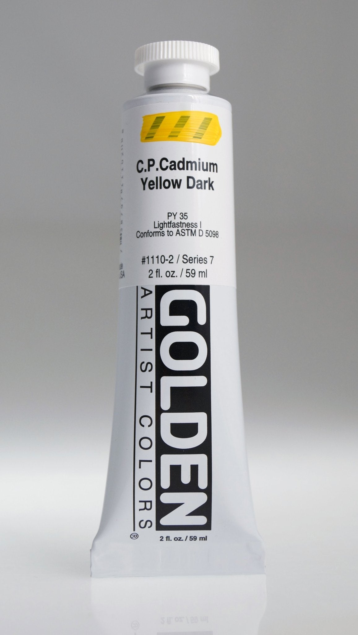 Golden Heavy Body Acrylic 59ml C.P. Cadmium Yellow Dark – theartshop.com.au