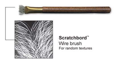 Scratchbord Wire Brush - theartshop.com.au