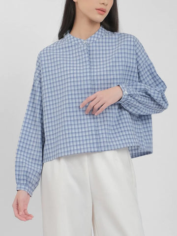 flanel crop outfit thenblank