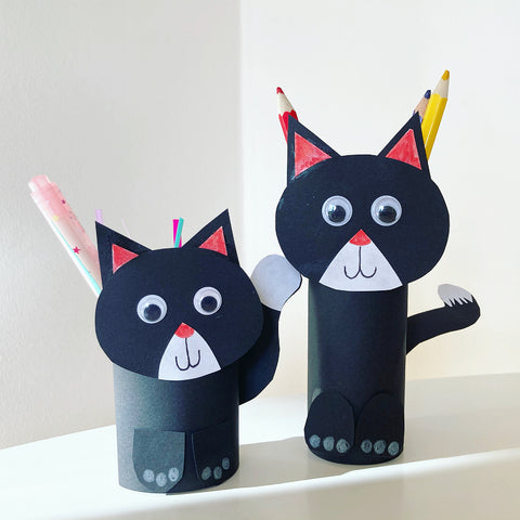 cat pen pot craft kids crafts