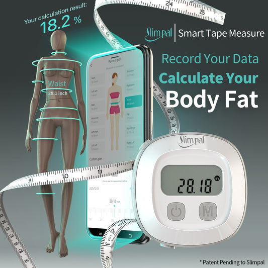 Measuring Tape for Body, Purenext Smart Body Tape Measure with LED Display,  Digital Retractable Body Measuring Tape for Fitness, Muscle Gain