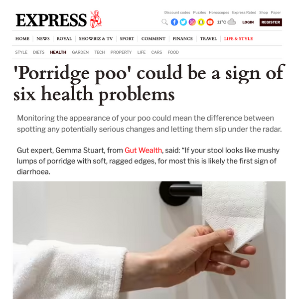 Express Article Gut Wealth gut health