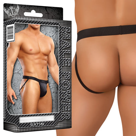 Satin Jock Strap Black LX