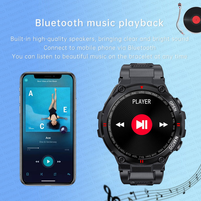 Bluetooth Sports Fitness Smartwatch