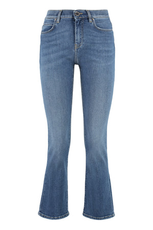 Brenda high-rise bootcut jeans-0
