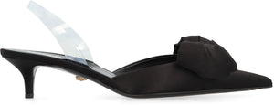 Alia Satin slingback pumps-1