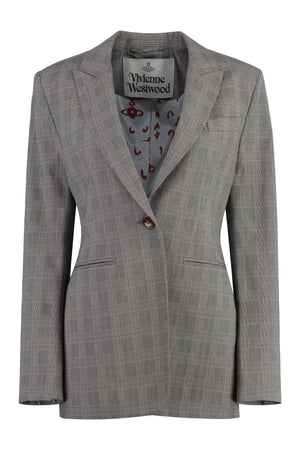 Prince of Wales checked jacket-0