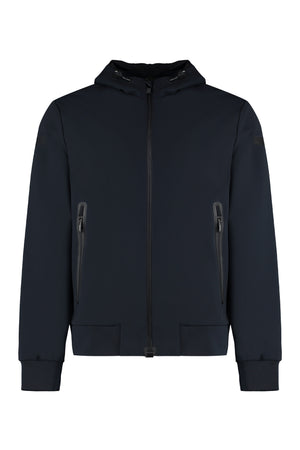 Summer technical fabric hooded jacket-0