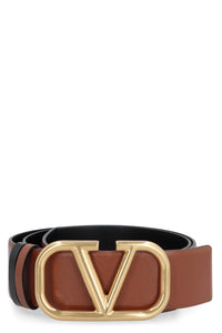 Valentino Garavani - reversible leather belt