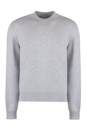 Crew-neck cashmere sweater-0