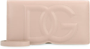 DG Logo leather clutch-1