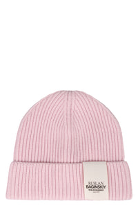 Logo wool beanie