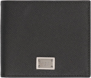 Leather flap-over wallet-1