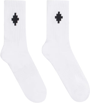 Cotton socks with logo-1