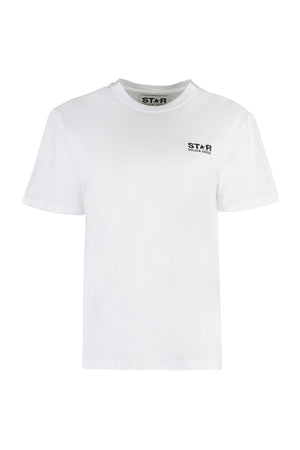 Cotton crew-neck T-shirt-0