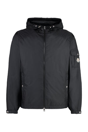 Etiache Technical fabric hooded jacket-0