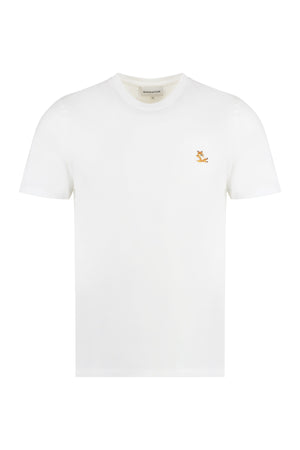 Cotton crew-neck T-shirt-0