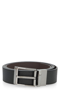 Reversible leather belt