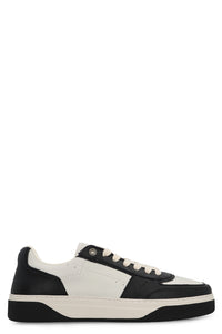 Initial leather low-top sneakers