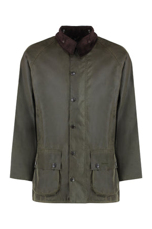 Beaufort jacket in coated cotton-0