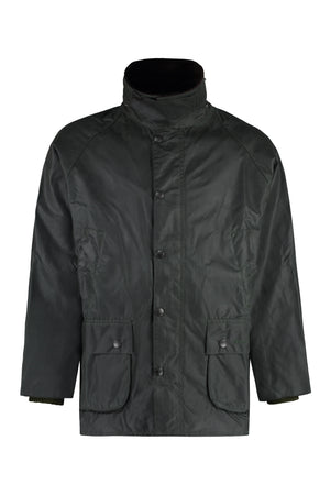 Bedale jacket in coated cotton-0