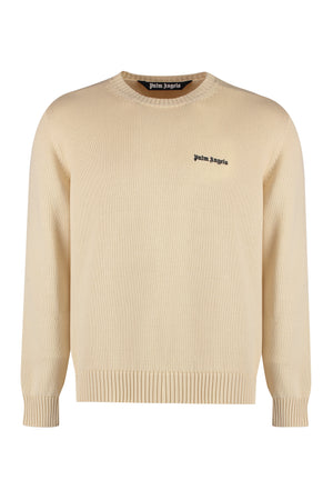 Cotton crew-neck sweater-0