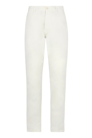 Poplin cotton trousers-0