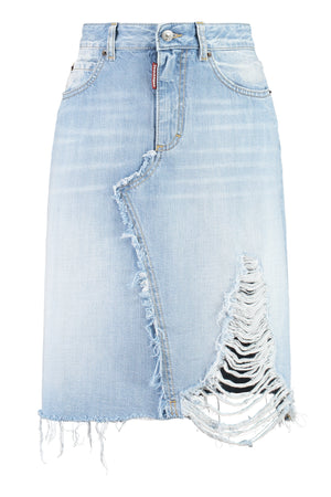 Raw Denim skirt-0