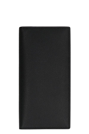 Leather flap-over wallet-1