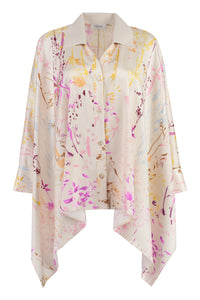 Printed silk shirt