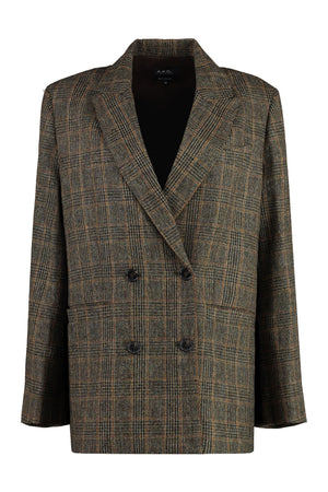 Lucy Prince of Wales checked jacket-0