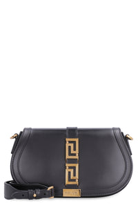 Greca Goddess leather crossbody bag