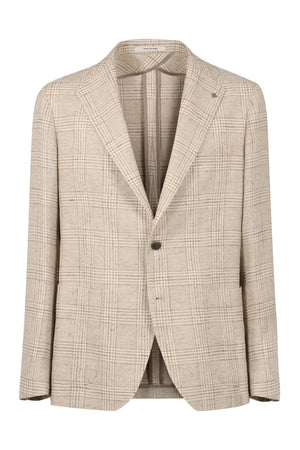 Prince of Wales checked jacket-0