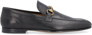 Jordaan leather loafers with horsebit-1
