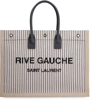 Rive Gauche canvas tote bag-1