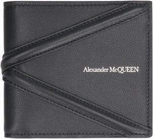 Leather flap-over wallet-1