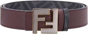 Calf leather belt with buckle-1