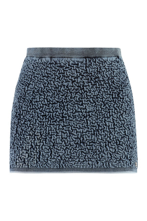 M-Dia knitted mini skirt-0
