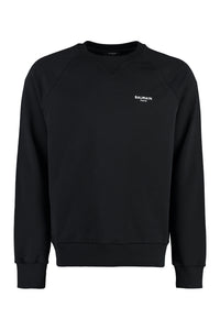 Cotton crew-neck sweatshirt