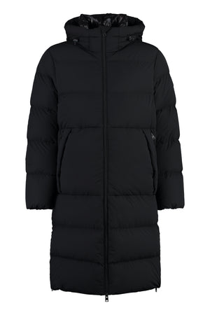 Sierra Supreme long hooded down jacket-0