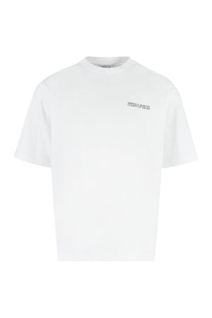 Cotton crew-neck T-shirt-0