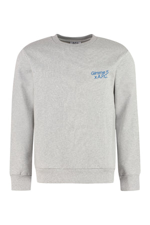 Michele cotton crew-neck sweatshirt - A.P.C. X Gimme Five-0