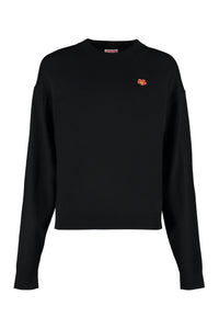 Crew-neck wool sweater