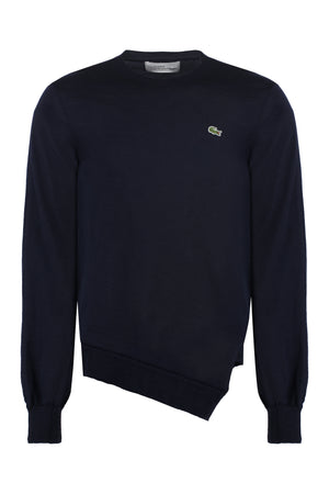 Lacoste X Comme des Garçons - Crew-neck wool sweater-0